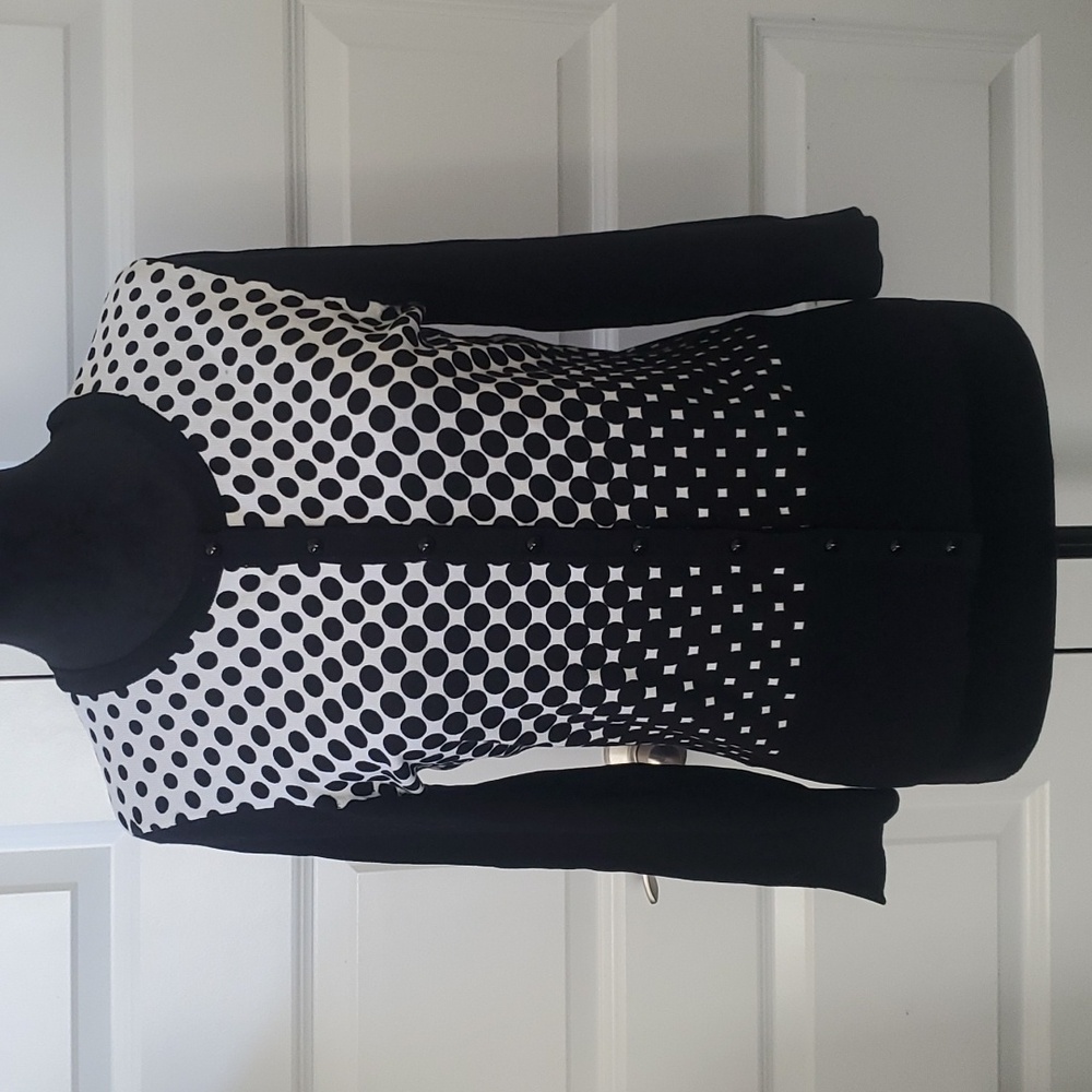White House Black Market B&W Cardigan